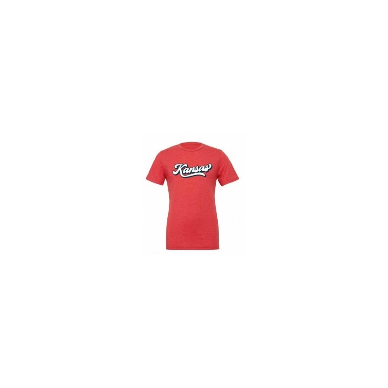 Kansas T-shirt-Red Kansas T-shirt-Red