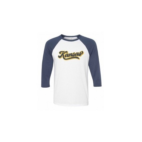 Kansas Baseball - Navy/White