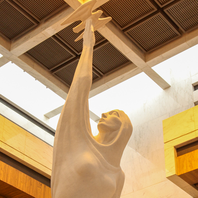 Poco Frazier's "Justice", Kansas Judicial Center, Topeka