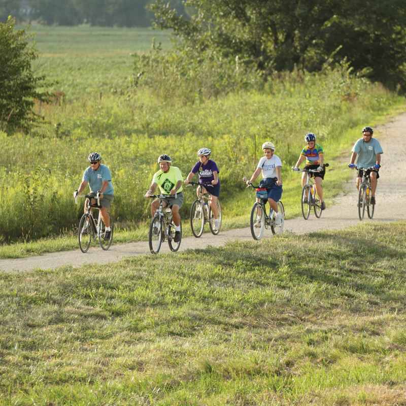 Converting rails to trails, Ottawa to Iola