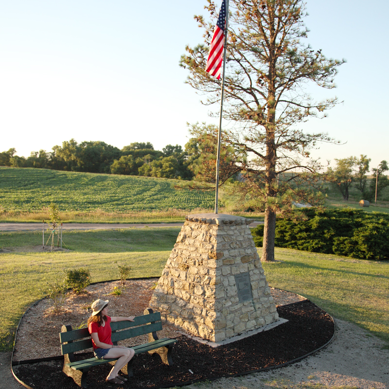 Geographic Center of the United States, near Lebanon